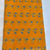 5 yard Swiss lace fabric heavy beaded embroidery African 100% cotton fabric swiss voile lace . D NO 2777 YELLOW