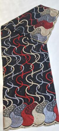 5 Yard Swiss Voile Lace 2025 High Quality Africa Embroidery 100% Cotton Fabric Brode Popular for African Women Cloth. d no-3126 - Image 2