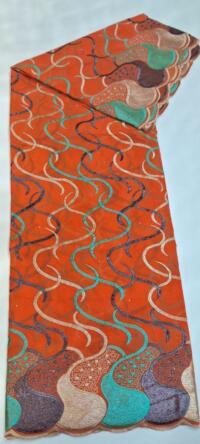 5 Yard Swiss Voile Lace 2025 High Quality Africa Embroidery 100% Cotton Fabric Brode Popular for African Women Cloth. d no-3126 - Image 4
