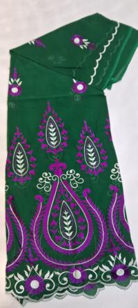 5 Yard Swiss Fabric High Quality Latest Heavy Beaded Embroidery African 100% Cotton Voile Lace Dubai Lafaya For Wedding Party (d no 3169)