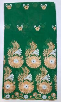 2.5 Yard Swiss Fabric High Quality Latest Heavy Beaded Embroidery African 100% Cotton Voile Lace  Lafaya For Wedding Party d no 3174 - Image 2