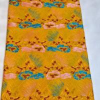 EMBROIDRED SWISS 2*2 VOILE LACE 100% COTTAN ,D NO3363  YELLOW