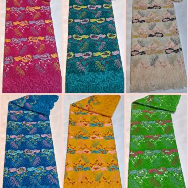 EMBROIDRED SWISS 2*2 VOILE LACE 100% COTTAN