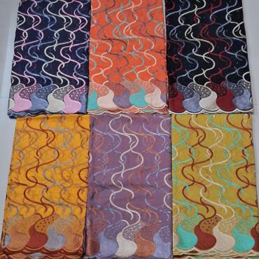 5 Yard Swiss Voile Lace 2025 High Quality Africa Embroidery 100% Cotton Fabric Brode Popular for African Women Cloth. d no-3126
