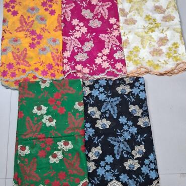 Swiss Lace Fabric African Lace Fabric 2025 Swiss Voile Lace 5Yards Autriche Brode 100% Cotton Fabric For Dress