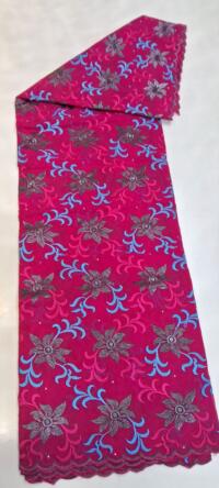 African Engagement Fabric, Swiss Lace, Nigerian Lace Fabric, African Lace, High-Quality Lace, African Wedding Fabric, African Cotton Fabric DESIGN NO-3332 PINK