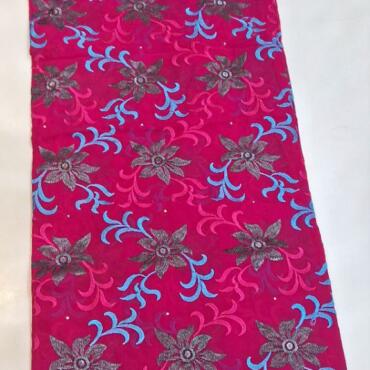 African Engagement Fabric, Swiss Lace, Nigerian Lace Fabric, African Lace, High-Quality Lace, African Wedding Fabric, African Cotton Fabric DESIGN NO-3332 PINK